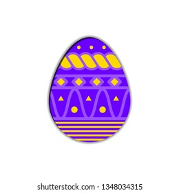 Simple design for the easter egg celebrations.