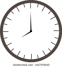A simple design of eight o'clock icon