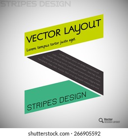 Simple design elements. Vector shapes.