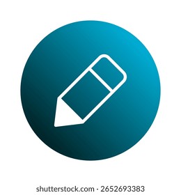 Design simples com um ícone de lápis, perfeito para criatividade, educação e empreendimentos artísticos, aprimorando projetos