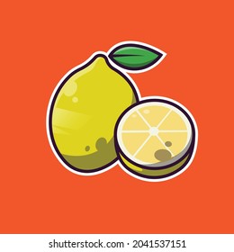 simple design of fruits and vegetables