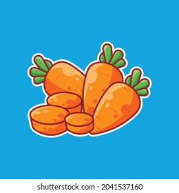 simple design of fruits and vegetables