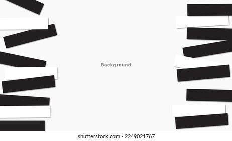 Simple design geometric square shapes with black-white. Ready for use on web, advertisements, covers, banners, posters, and related about backgrounds.