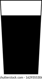 A simple design of glass icon