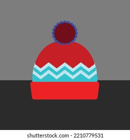 Ein einfaches Design eines Hyge-spezifischen Elements: ein roter und blauer Verschluss 