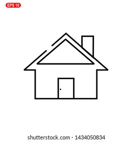 simple design icon home.vector design