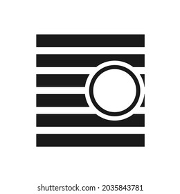 icono de diseño simple o texto de ajuste de símbolos