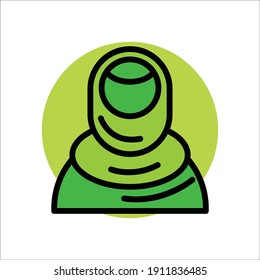 Simple design icon for welcoming the month of Ramadan