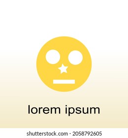 icono de cabeza de ilustración de diseño simple