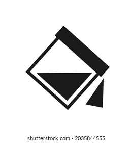 simple design interactive fill tool icon or symbol