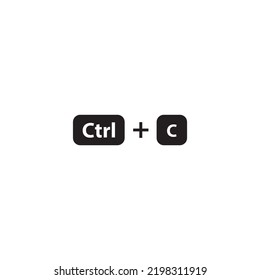 Simple Design Keyboard Icons, Vector Illustration
