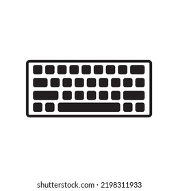 Simple Design Keyboard Icons, Vector Illustration