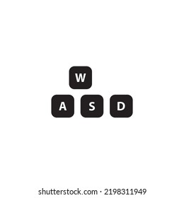 Simple Design Keyboard Icons, Vector Illustration