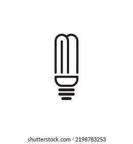 Simple Design Lamp Icon, Vector Illustration