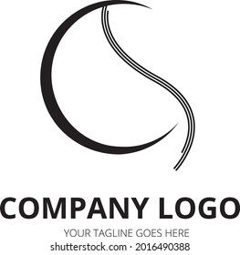 Einfacher Designbuchstabe C Logo