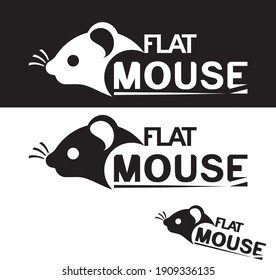 simple design for logo Flat Mouse
