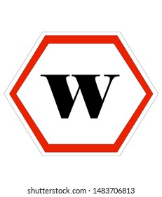 simple design for logo letter W 