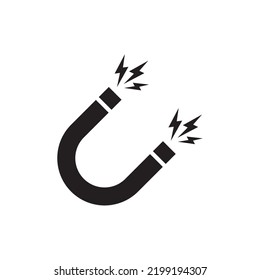 Simple Design Magnet Icon, Vector Illustration