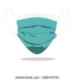 Simple design of mask N95 protection virus. 