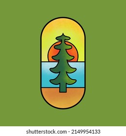 Simple design of nature of tress