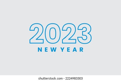 simple design new year 2023