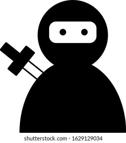 A simple design of ninja icon