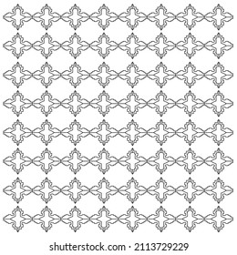Simple Design Ornaments, Aztecs Black White Texture, Background, Pattern