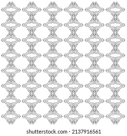 SIMPLE DESIGN ORNAMENTS, AZTECS BLACK WHITE