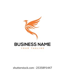 simple design of phoenix logo