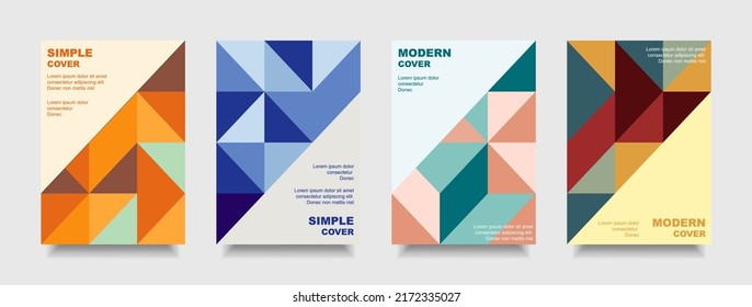 Simple design poster background and modern minimal cover