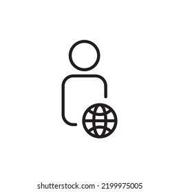 Simple Design Profile Icons, Vector Illustration
