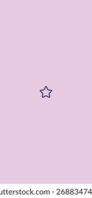 Diseño Simple Fondo Púrpura Con Una Estrella