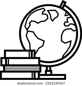 Simple design of school related items