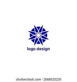 simple design with a shape resembling a flower petal