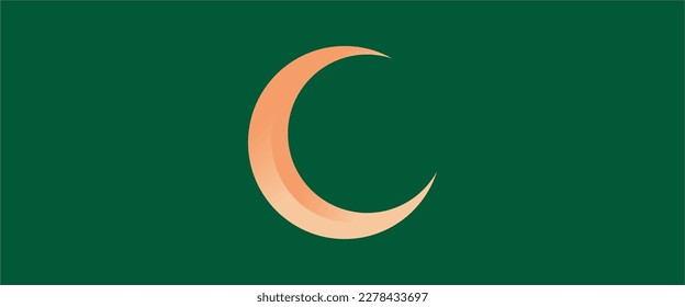 a simple design of a shining moon with a luxurious elegant color cast