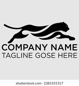 Simple Design of Silhouette of Tiger Walking Vector, Set of stylized silhouettes of standing in different poses tigers. Isolated on white background. Tiger logo designs set. With stripes and without.