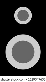 A simple design of sound system icon