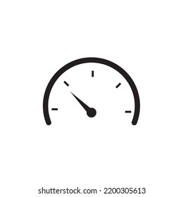 Simple Design Speedometer Icon Vector Illustration