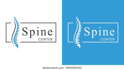 Simple Design Spine Logo Template