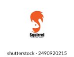 simple design with squirrel illustrator