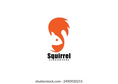 simple design with squirrel illustrator