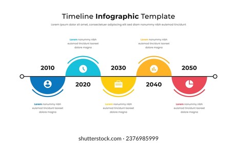 Plantilla de diseño simple para infografías