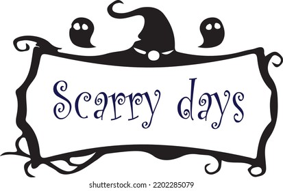 Simple design that can be used for any Halloween projects