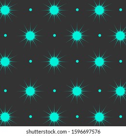 simple design two color light blue particle on gray background.