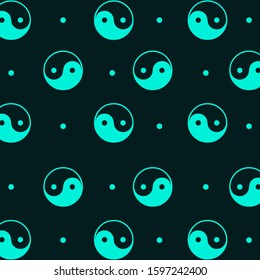 simple design two color light blue shaolin logo on dark green background.