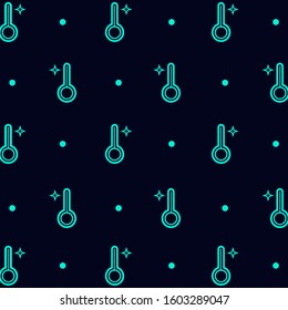 simple design two color light blue temperature on dark blue background.
