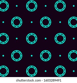 simple design two color light blue particle on purple background.