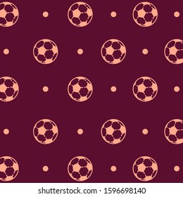 simple design two color pink balls on dark red background.