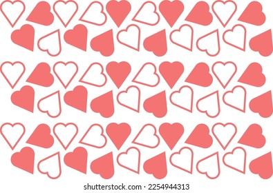 Simple Design Valentine's Day Pattern for your design to celebrate Valentine's Day