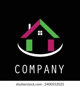 Plantilla estética del logotipo de negocios del vector de diseño simple